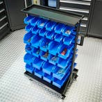 Datona Verrijdbaar opbergsysteem met 60 voorraadbakken -, Doe-het-zelf en Bouw, Ophalen of Verzenden, Nieuw