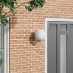 vidaXL Buitenwandlamp Zilver 29 x 25 x 33 cm RVS en plastic, Huis en Inrichting, Verzenden, Nieuw