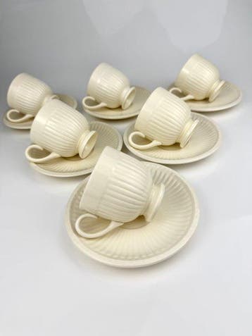 Wedgwood - Theeservies (12) - Aardewerk - Edme / jaren, Antiek en Kunst