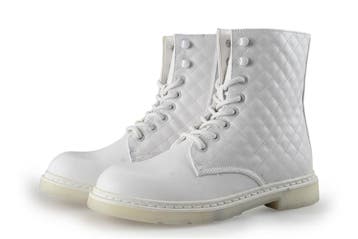 Dockers By Gerli Veterboots in maat 41 Wit, Kleding | Dames, Schoenen, Dockers By Gerli, Verzenden, Wit, Overige typen