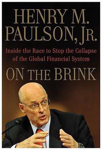 On the Brink 9780446561938 Henry M. Paulson, Verzenden, Henry M. Paulson