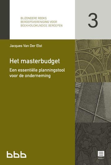 Het Masterbudget / Bijzondere reeks Beroepsvereniging voor, Verzenden, Zo goed als nieuw, Jacques Van Der Elst