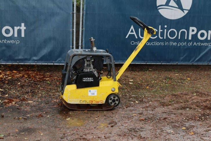 Veiling: Trilplaat Wacker Neuson DPU3760 Diesel 4.2kW 2018, Articles professionnels, Machines & Construction | Autre, Enlèvement