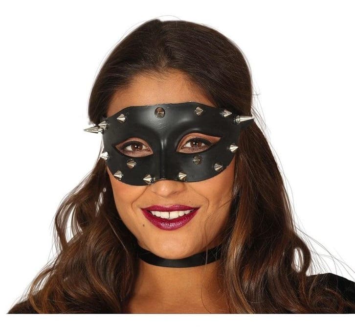 Halloween Masker Studs Zwart, Hobby & Loisirs créatifs, Articles de fête, Envoi