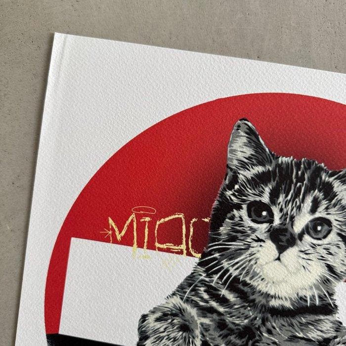 Alessio B (XX-XXI) - Miauw - Cat - red, Antiek en Kunst, Kunst | Designobjecten