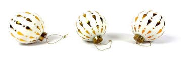 Nika Zupanc - Kerstballen Alessi (3) - Set van 3 kerstballen