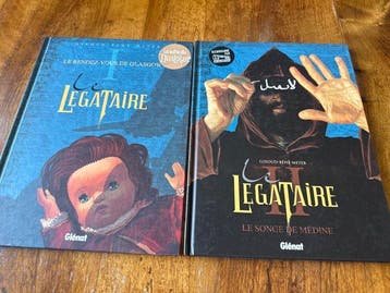Le Légataire T1 + T2 + dédicace + signature - 2x C - 2 Album, Livres, BD