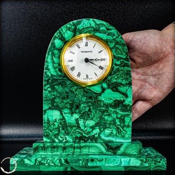 Natuurlijke malachiet en chrysocolla horloge uit Congo -, Verzamelen