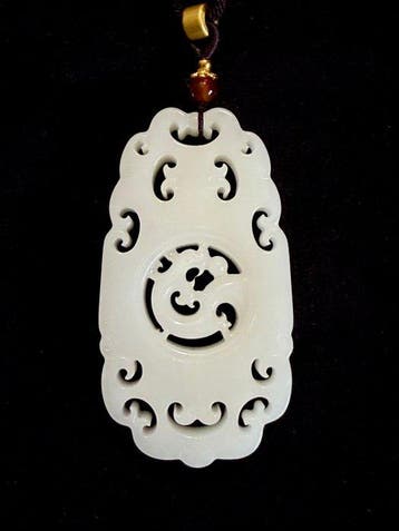 Grote hanger - Jade - China - Eind 20e eeuw