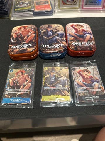 Bandai - 3 Card - One Piece - Monkey D. Luffy Ace sabo 3