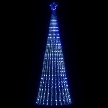 vidaXL LED-kerstboom 475 LEDs 247 cm blauw, Verzenden, Nieuw