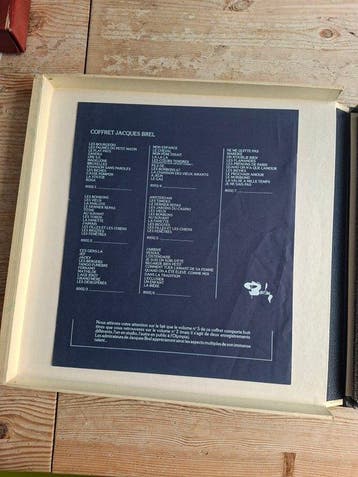 Jacques Brel - BREL (7 x LP Boxset) - Coffret LP - Stéréo -, Cd's en Dvd's, Nieuw in verpakking