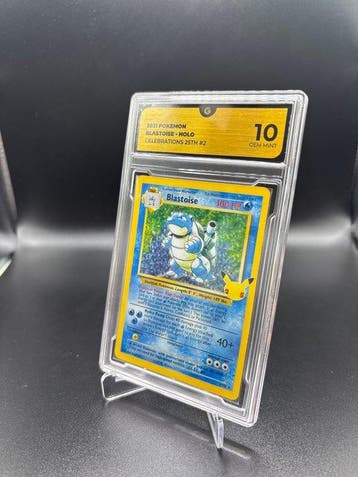 Pokémon - 1 Graded card - Blastoise 002 Foil - GG 10 - Sword