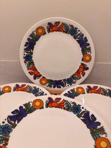 Villeroy & Boch - Christine Reuter - Bord (6) - vitro, Antiek en Kunst