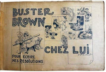 Richard Felton Outcault - Buster Brown chez lui - 1910