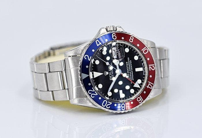 Rolex - GMT-Master Pepsi - Sans prix de réserve - Vintage, Handtassen en Accessoires, Horloges | Heren