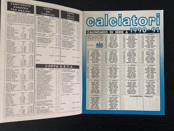 1990/91 Panini Calciatori Panini 1990/91 Album complet -, Nieuw