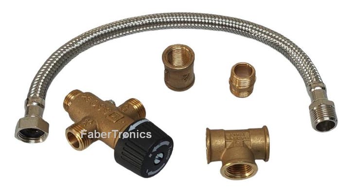 Eberca kit thermostaatklep t.b.v. boiler, Doe-het-zelf en Bouw, Chauffageketels en Boilers, Ophalen of Verzenden