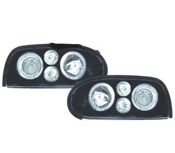 Phares Pour Volkswagen Vw Golf Mk3 91-97 Angel Eyes Look Gol, Verzenden, Nieuw