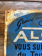 Oud reclamebord van metaalplaat – Cycles ALCYON - Emaille