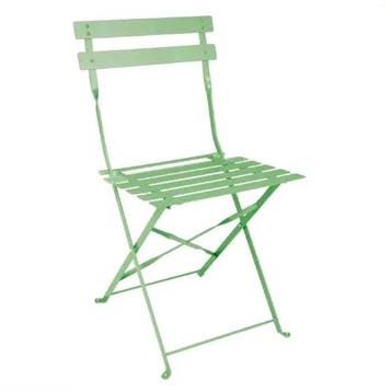 Opklapbare Stoelen | Staal | Light Green | In-/Outdoor | 2, Verzenden