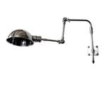 Wandlampen Messing Muurlamp Adair Antiek Zilver, Huis en Inrichting, Lampen | Wandlampen, Verzenden, Nieuw