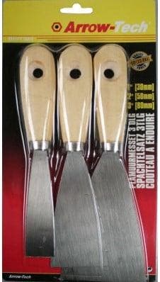 Plamuurmessen Muurvuller pasta 3+5+8 cm set 3 stuks, Hobby en Vrije tijd, Knutselen, Nieuw