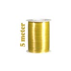 5m Goud lint - krullint - cadeau versiering - leuk inpakk..., Diversen, Cadeauverpakkingen, Ophalen of Verzenden, Nieuw