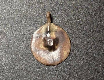 Viking periode Brons Aantrekkelijke krijgeramulet/hanger met