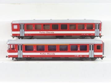 Bemo H0m - 3275 211/3267 228 - Modeltrein personenwagen (2), Nieuw