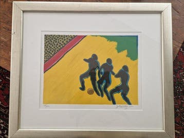 Corneille (1922-2010) - De gouden bal, Antiek en Kunst