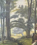 Gérard Pattier (Xxe ) - Chevaux à labreuvoir