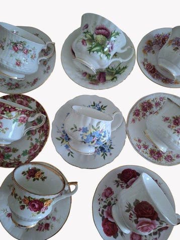 Royal Albert, Royal Windsor, Queen Anne, Queens - Kop en