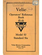 1928 VELIE MODEL 50 INSTRUCTIEBOEKJE ENGELS, Ophalen of Verzenden