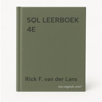 SQL LEERBOEK 4E 9789062337392 Rick F. van der Lans, Verzenden, Gelezen, Rick F. van der Lans