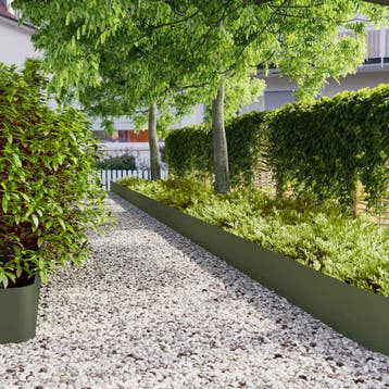 vidaXL Gazonranden 20 st 25x103 cm koudgewalst staal, Verzenden