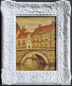 Sal Meijer (1877-1965) - Amsterdamse gracht, Antiek en Kunst