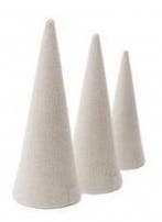 Droogschuim SEC kegel 24x9 cm voor droog en kunstbloemen, Nieuw