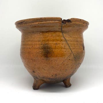Post-middeleeuws Aardewerk graap of kookpot - Post-medieval
