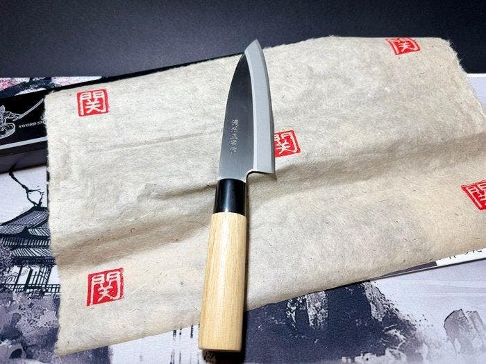 Satake SWORD SMITH - Keukenmes - Deba bch - Staal - Japan, Antiek en Kunst, Antiek | Keukengerei