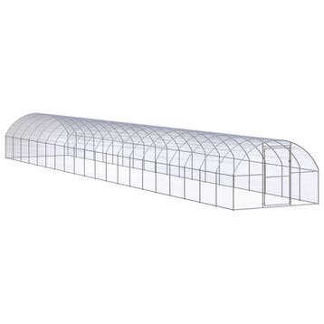 vidaXL Kippenren 3x20x2 m gegalvaniseerd staal, Dieren en Toebehoren, Verzenden, Nieuw