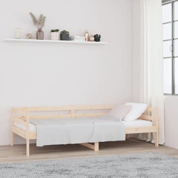 vidaXL Slaapbank zonder matras 80x200 cm massief grenenhout, Verzenden