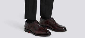 Santoni - Veterschoenen - Maat: EU 43 - Nieuw in doos