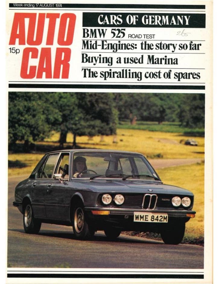 1974 AUTOCAR MAGAZINE 4060 ENGELS, Boeken, Auto's | Folders en Tijdschriften
