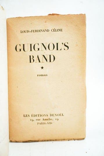 Louis-Ferdinand Céline - Guignols Band - 1944