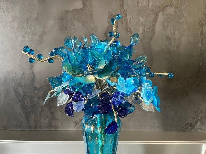 Murano - Murano Glass - Vase - Verre, Antiek en Kunst, Kunst | Designobjecten