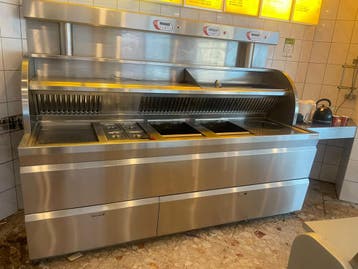 Nog niet gereviseerd - Perfecta VR bakwand 6 manden + bakpl, Ophalen of Verzenden