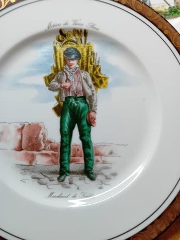 Limoges - Schotel (6) - Porselein, Antiek en Kunst