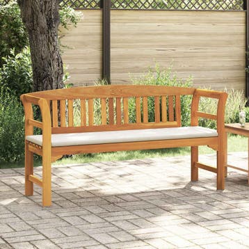 vidaXL Rozenbank Natuurlijk 157 x 46 x 82,5 cm Massief, Verzenden