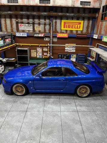 KK-Scale 1:12 - Voiture miniature - Skyline GT-R R34 V-Spec